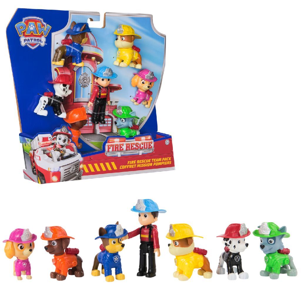 Paw Patrol Fire Rescue Figuren 7-Pack
