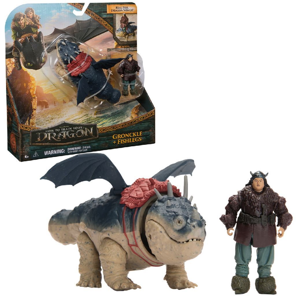 How To Train Your Dragon Gronckle and Fishlegs