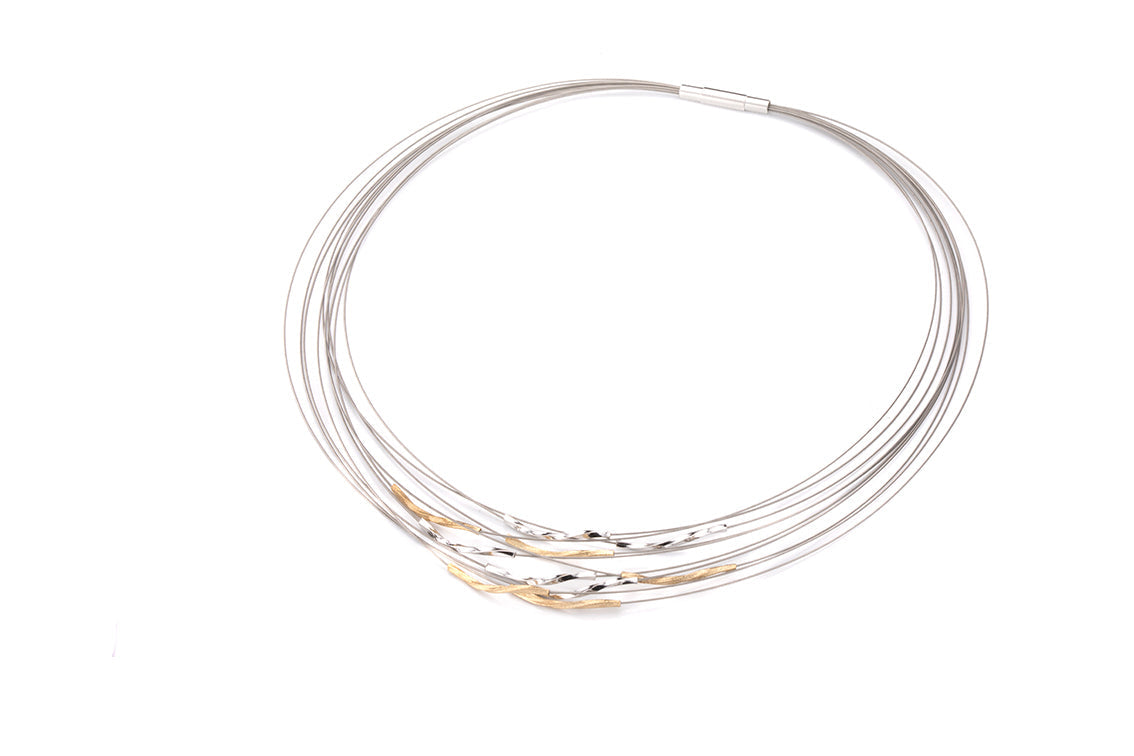 Gala Design Collier Sonic Square Gold J0152