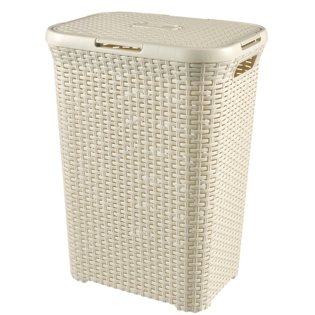 Curver Style Wasmand met Deksel 60L Wit