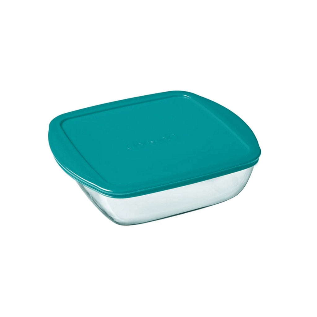 Pyrex Cook and Store Vershoudbakje met Deksel 1L Glas/Groen/Transparant