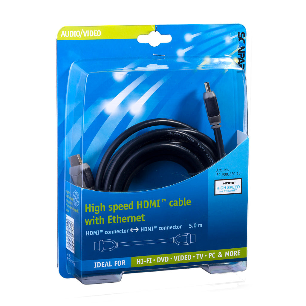 Scanpart Hdmi Kabel High Speed En Ethernet 5.0m
