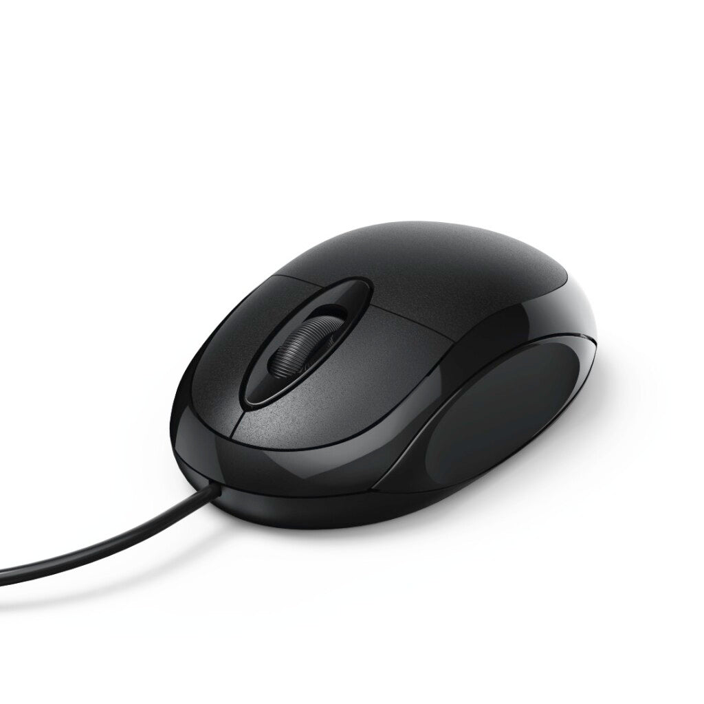 Hama Optische Muis Met 3 Knoppen MC-100 Met Kabel Zwart