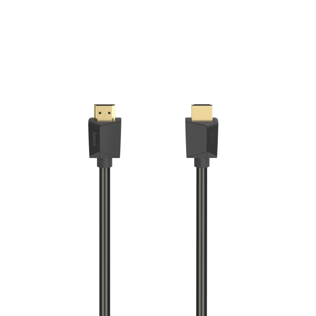 Hama High Speed HDMI Kabel Verguld 4K met Ethernet 5 m Zwart