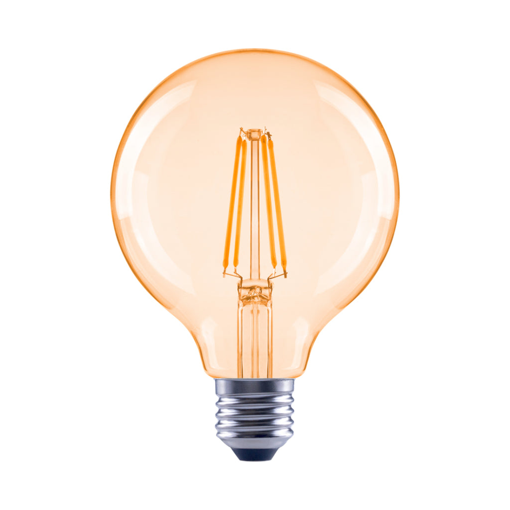 Xavax LED Globelamp E27 52W Amber Warm Wit