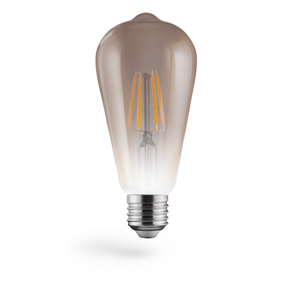 Xavax LED-Gloeidraad Vintage Edisonlamp E27 430lm 6W Warm Wit