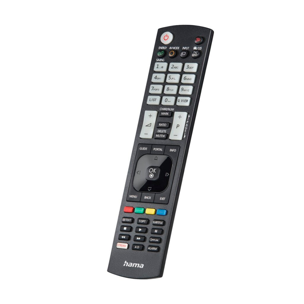 Hama Universele Afstandsbediening LG TV IR Lerend + Lichtgevende Toetsen Zwart