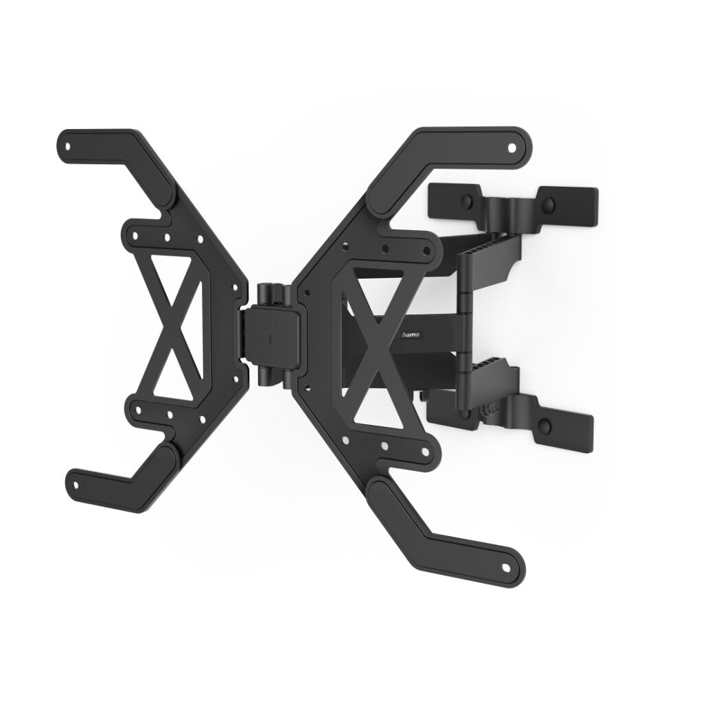 Hama Extra Vlak TV Muurbeugel Draaibaar Kantelbaar Schermen 37-90 Inch Zwart