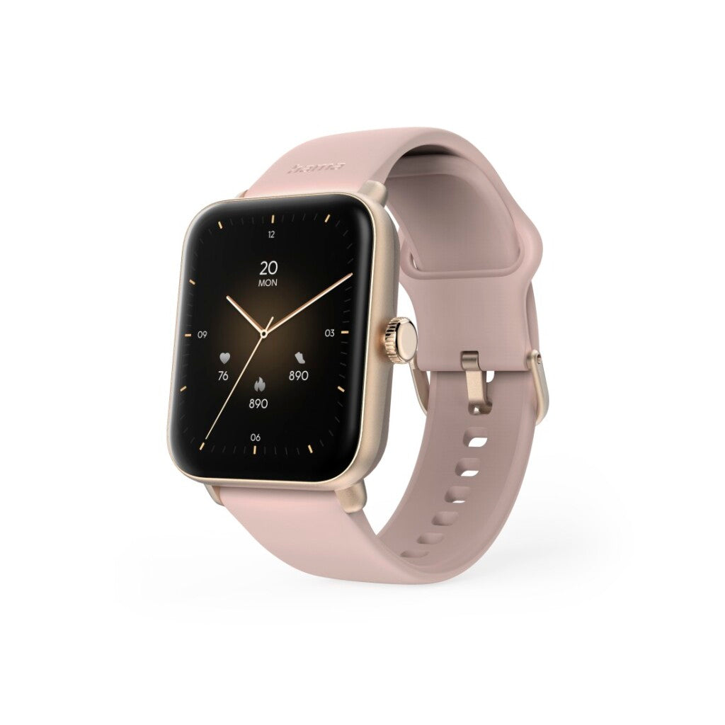 Hama Smartwatch 6010 GPS TFT-Display Telefoonfunctie Waterdicht 1.65 Inch Ros&eacute;