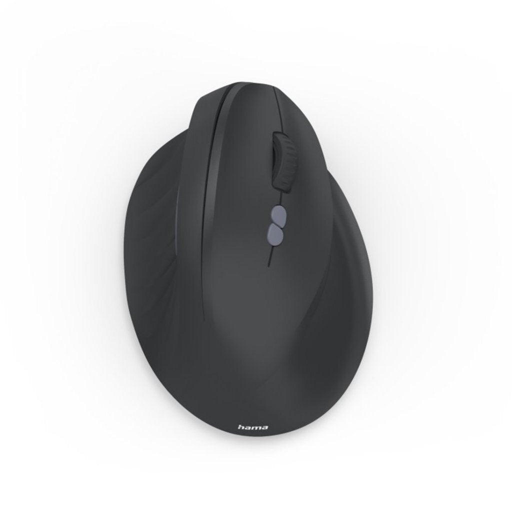 Hama EWM-600R Draadloze Ergonomische Verticale Muis met 8 Knoppen Zwart