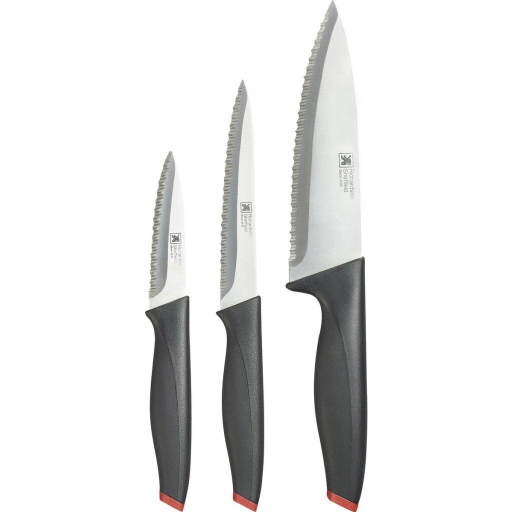 Richardson Sheffield Messenset 3-delig Zwart/RVS