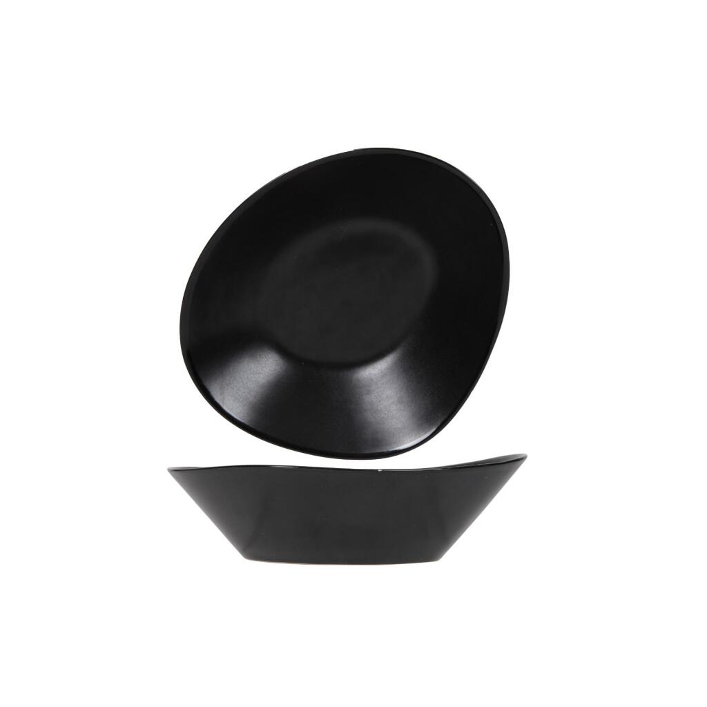Slakom Vongola 20.3x17x6.4 cm Zwart/Keramiek