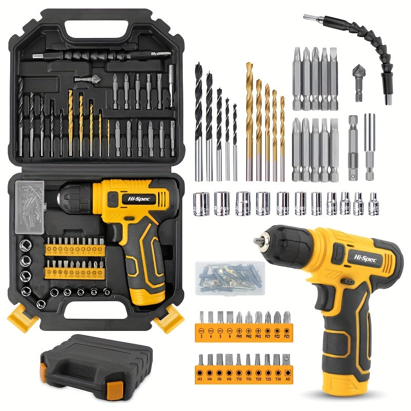 Electric Repair Tool Kit with 8V Cordless Driver-0