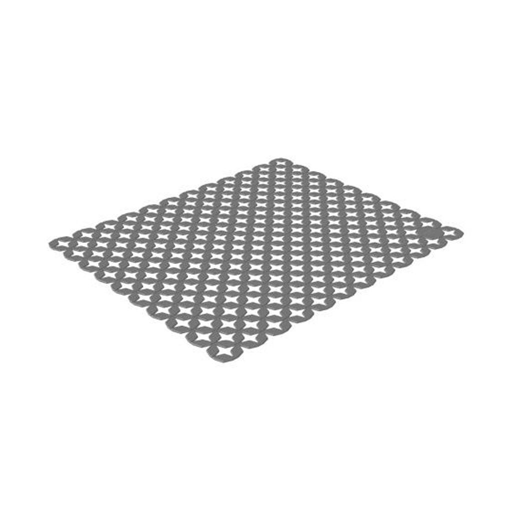 Rotho Space Wonder Gootsteenmat 40x33.3x0.4 cm Antraciet