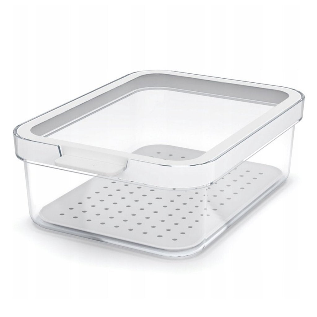 Rotho CAUMA Koelkastorganizer 18.4x13.6x6.2 cm 1.2L Wit/Transparant