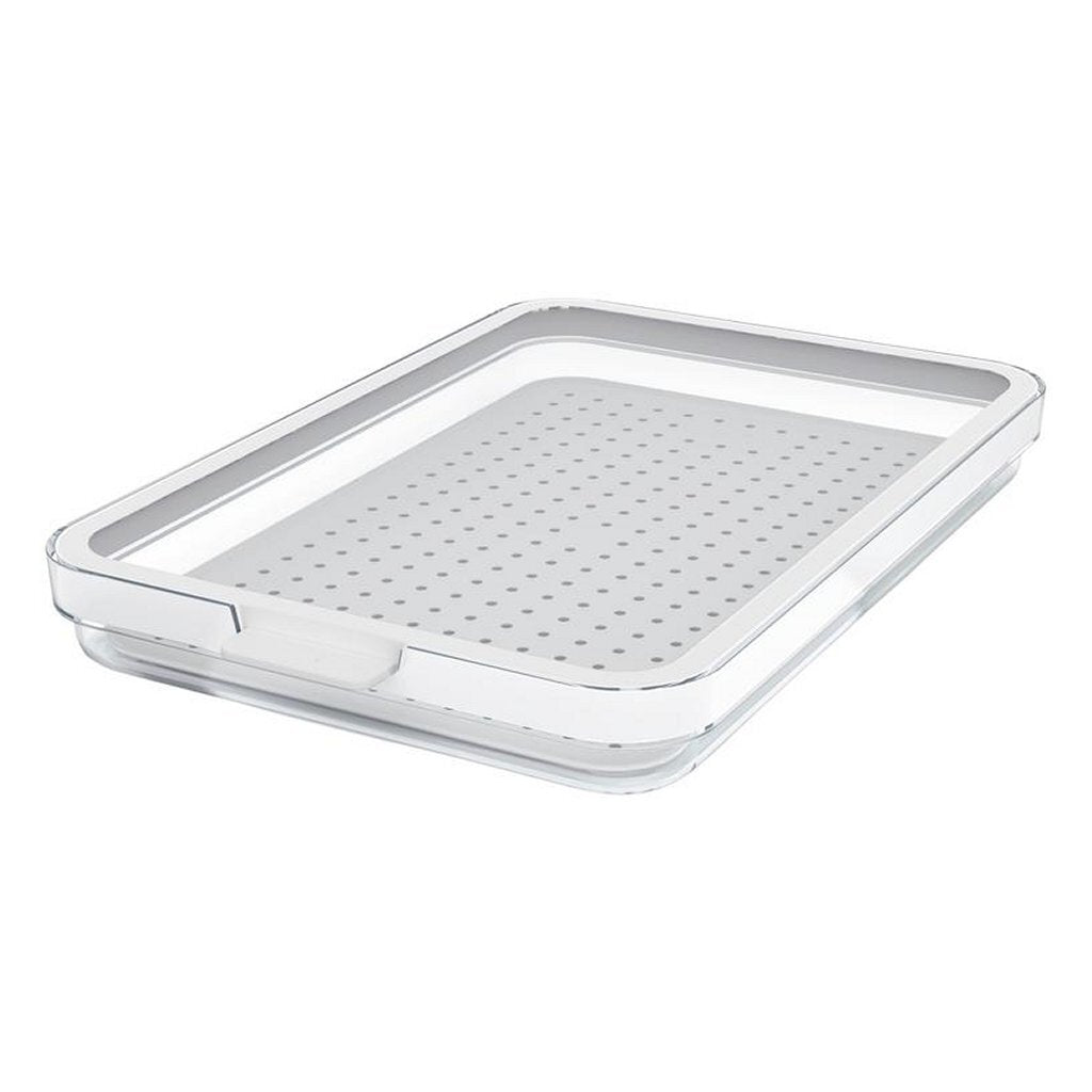 Rotho CAUMA Koelkastorganizer 18.4x27x3.1 cm 1.3L Wit/Tranparant