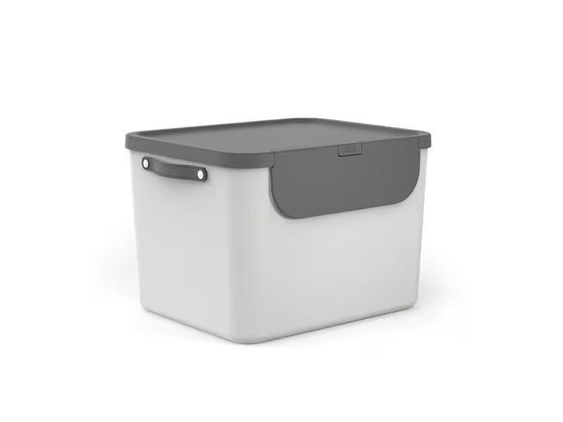 Rotho Albula Afvalscheider 55L Wit