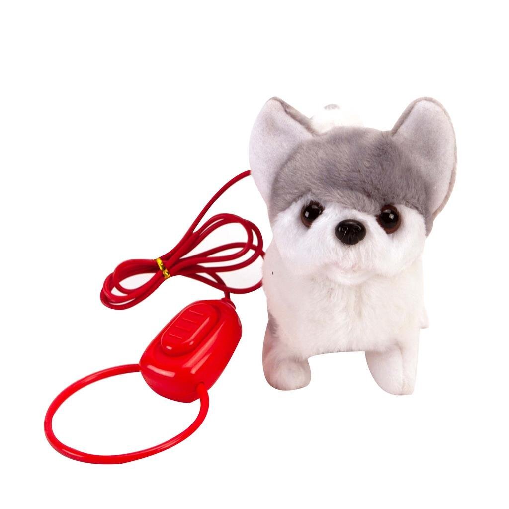 Loop en Blaf Pluche Hondje Assorti
