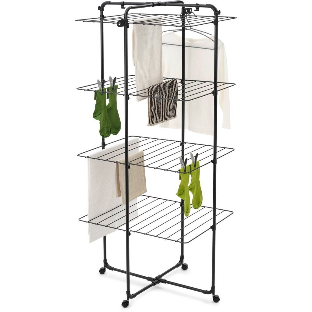 Brabantia HangOn Droogtoren 300 cm Droogruimte Matt Zwart