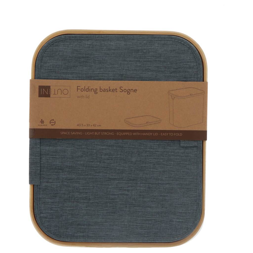 InSideOut Vouwmand Sogne 40.5x33x42 cm Blauw