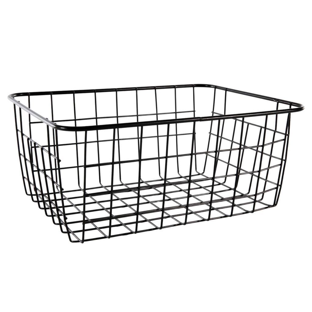 Draadmand 28x22x12.5 cm Mat/Zwart