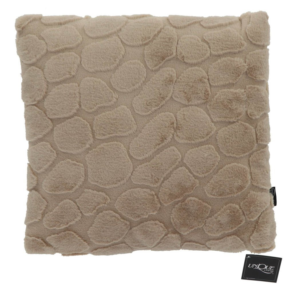 Unique Living Kussen Daaf 45x45 cm Taupe