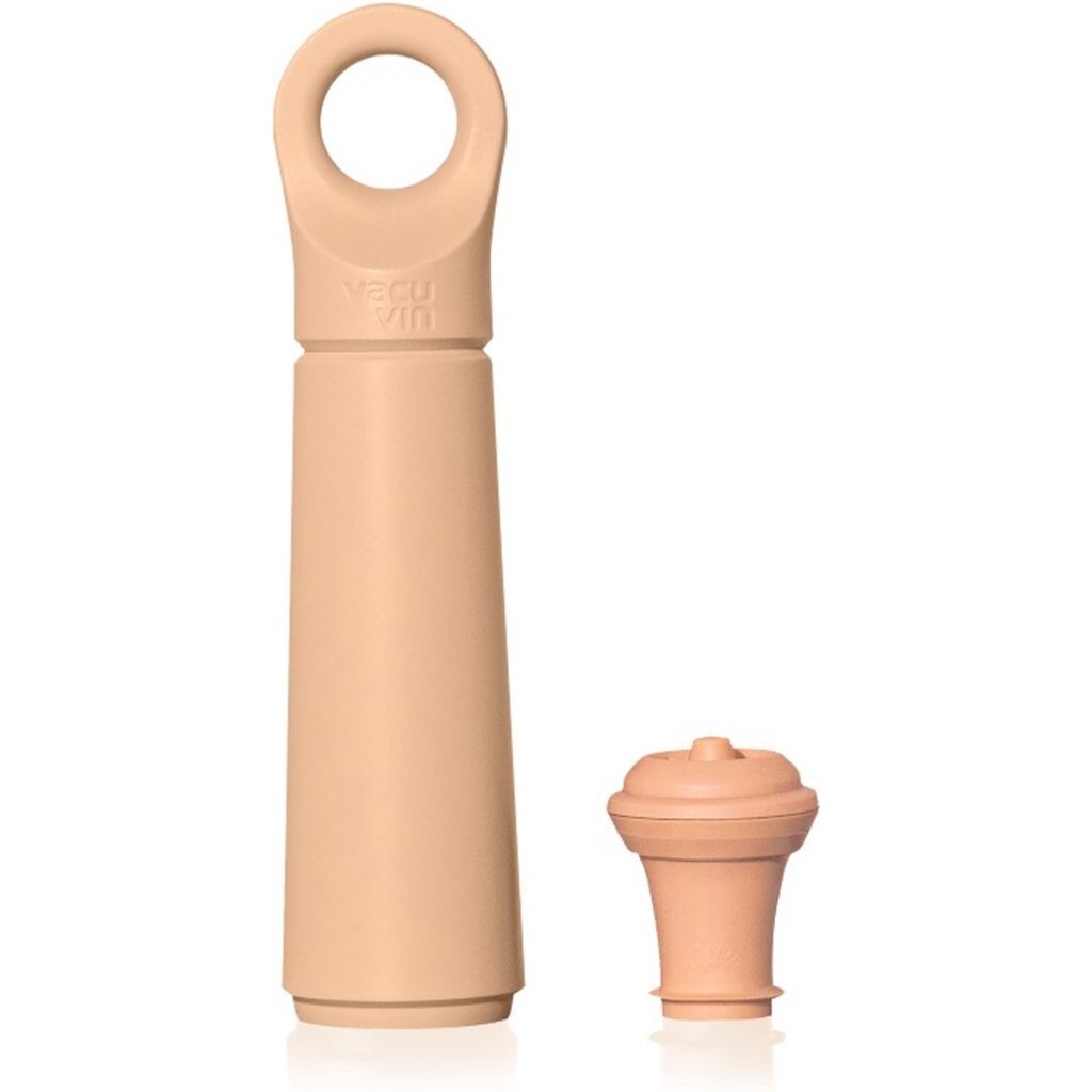 Vacuvin Wijnstopper Terracotta