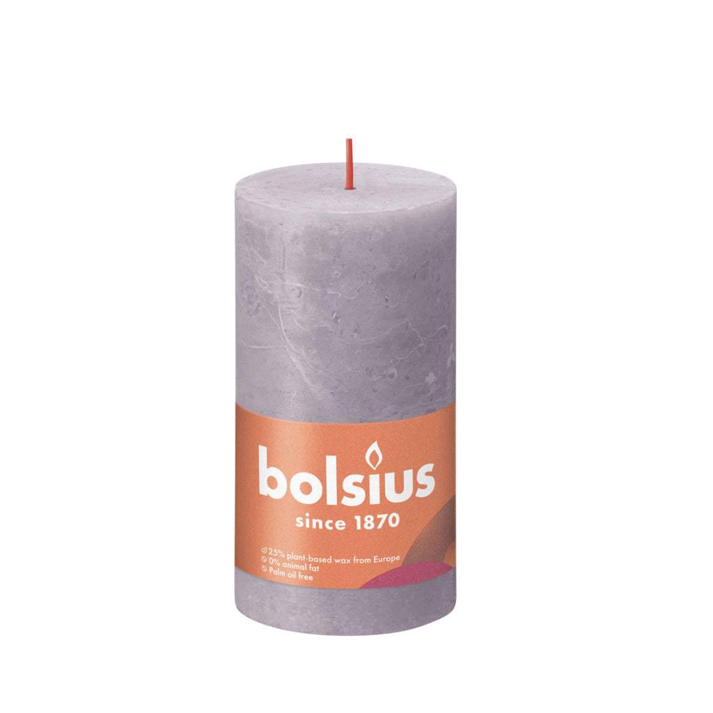 Bolsius Kaars 13x6,8 cm Lavendelblauw