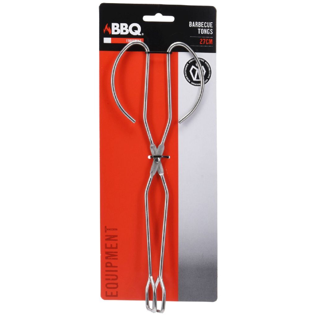 BBQ Tang 27 cm RVS