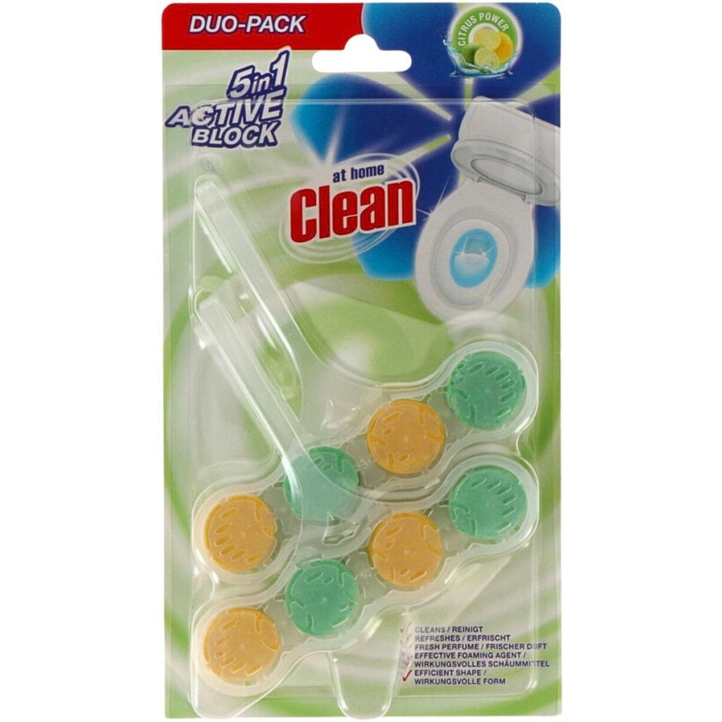 At Home Clean Toiletblok Citrus Power 2x45 gr