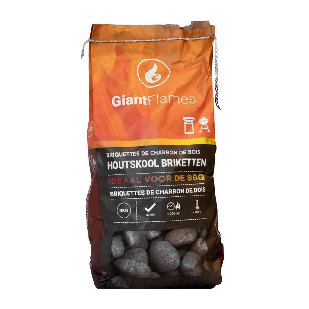 Giant Flames Houtskool 3 kg