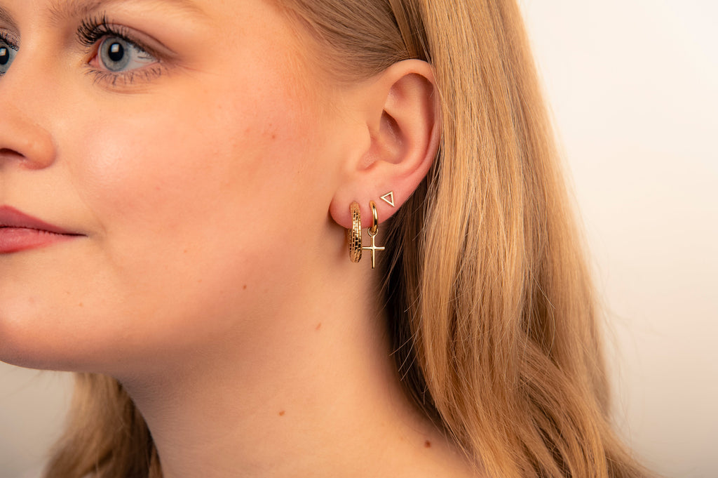 Oorbellen Profiel Goudkleur JE030G