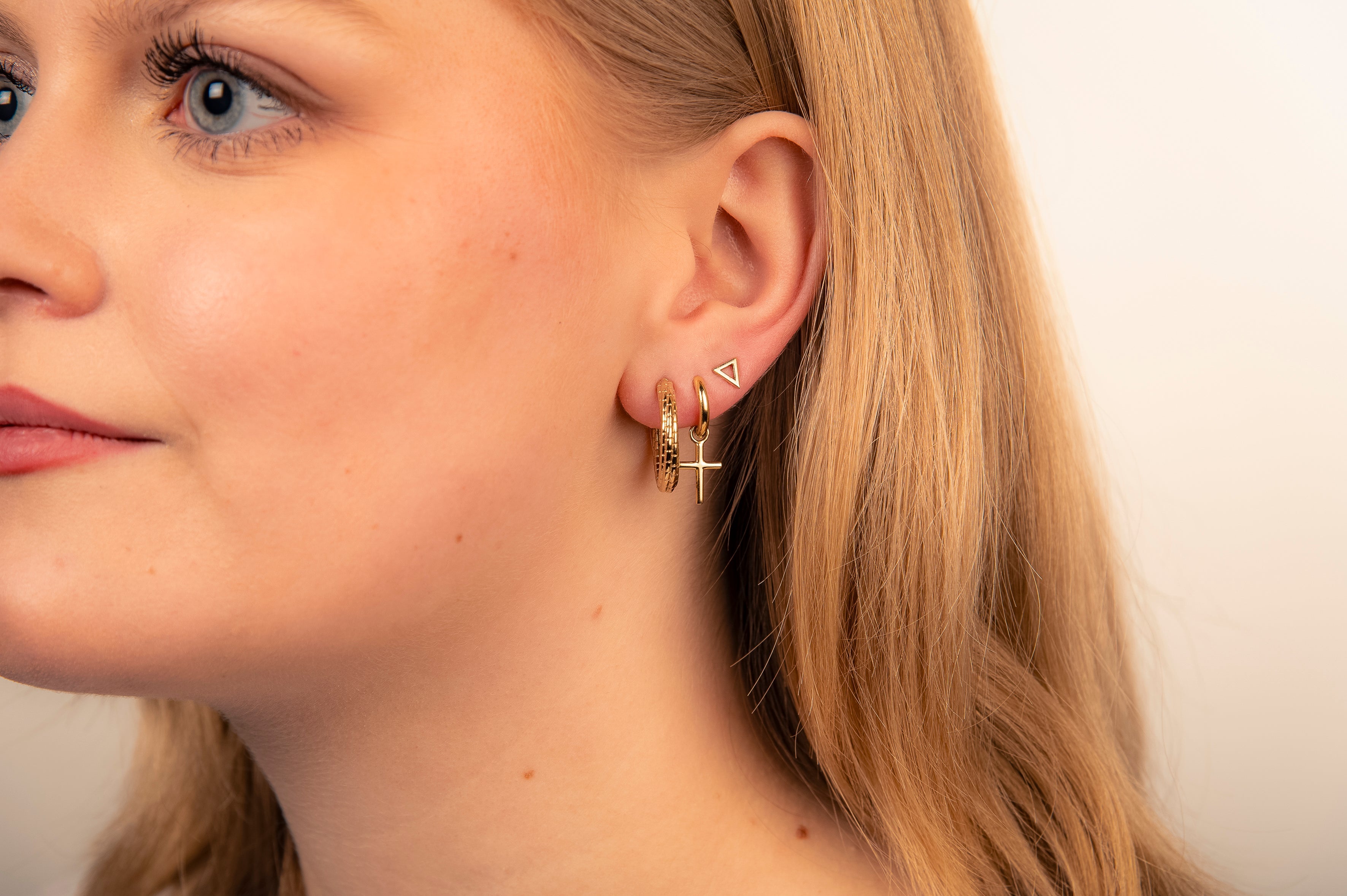 Oorbellen Profiel Goudkleur JE030G