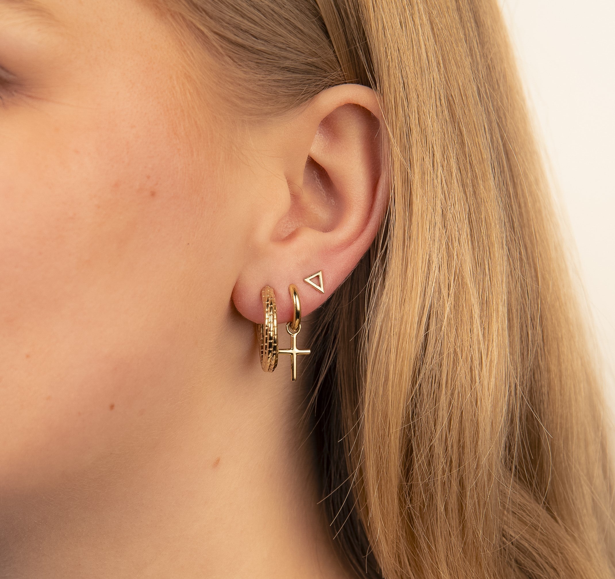 Oorbellen Profiel Goudkleur JE030G