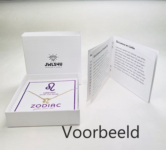 Weegschaal Ketting Goudkleur Zodiac ZN010G Jwls4u