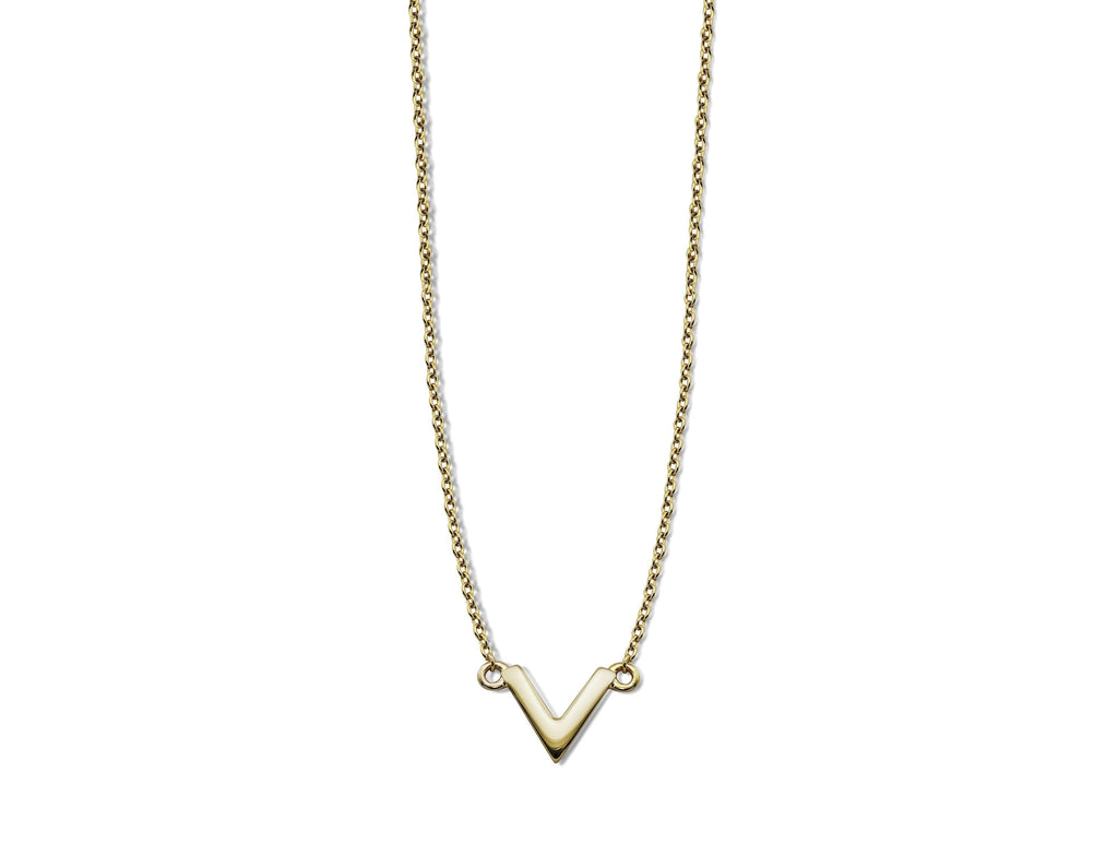 Ketting V Goldplated XN004G