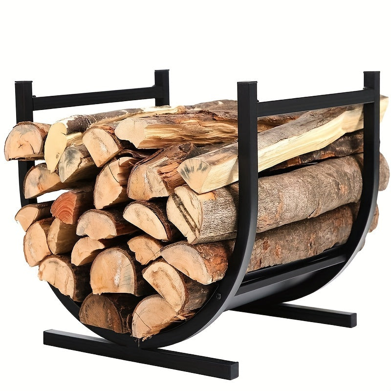 Fireplace Rack with Wood Storage-1